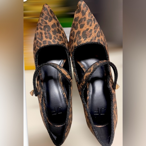 JustFab High heel Pumps Adelaide Leopardino New in box 4” heel - Picture 12 of 14